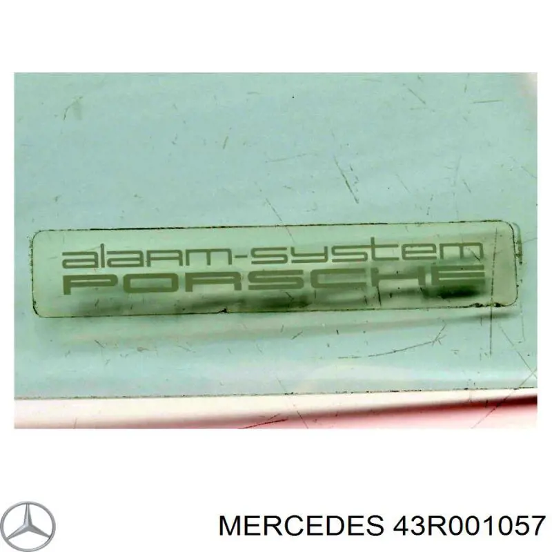Купить 43R001057 Mercedes Стекло заднее