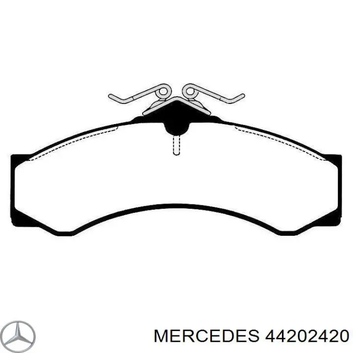 Купить 44202420 Mercedes Колодки тормозные