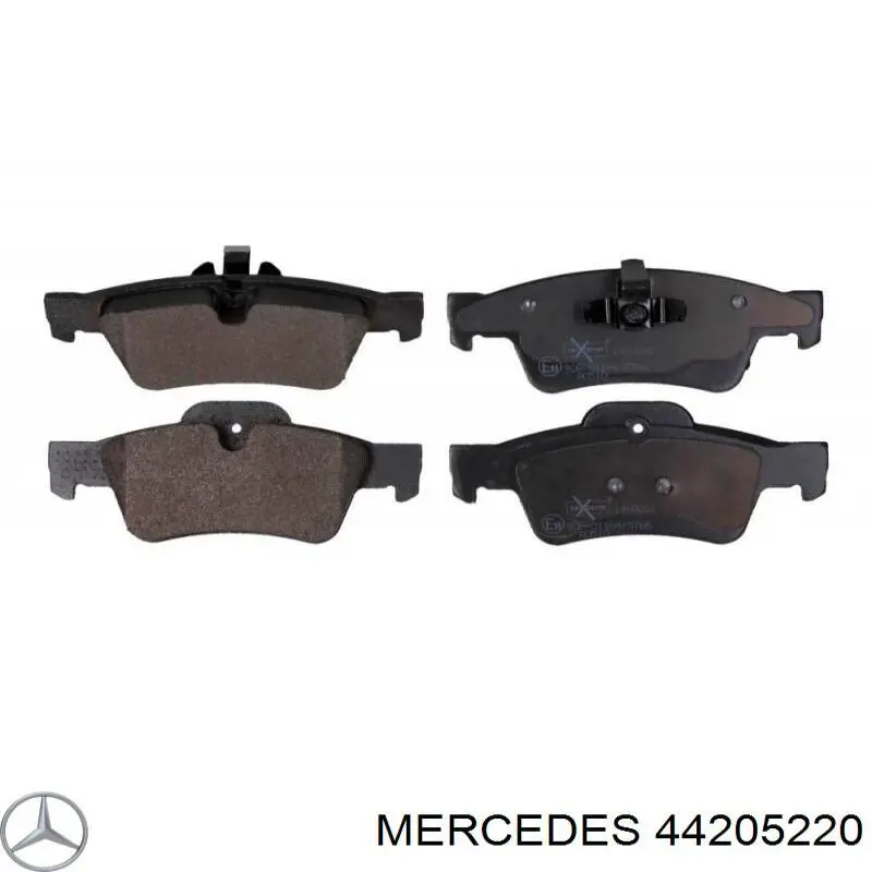 Задние тормозные колодки 44205220 Mercedes