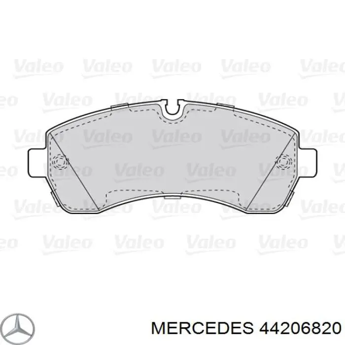 Колодки Mercedes 44206820 цена, от 30.53 USD