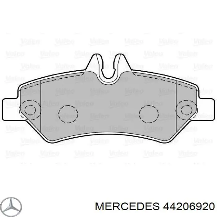 Задние дисковые колодки Mercedes 44206920