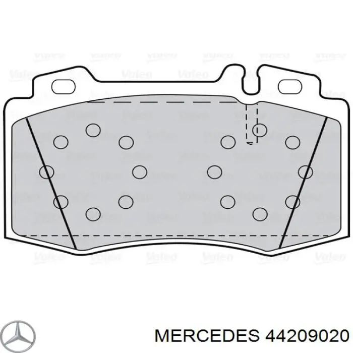 Купить 44209020 Mercedes Колодки тормозные