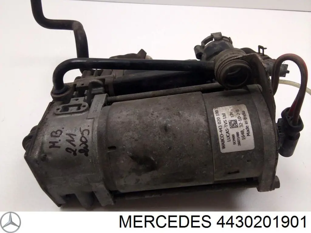 4430201901 Mercedes compressor de bombeio pneumático (de amortecedores)