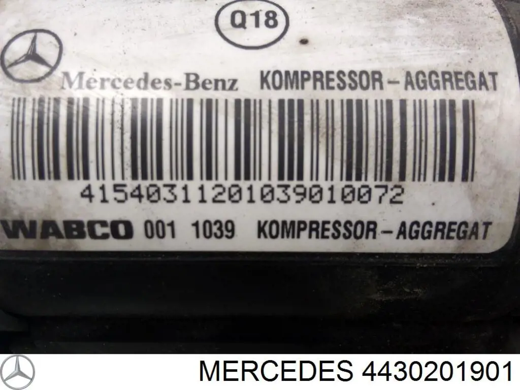 Купить 4430201901 Mercedes Компрессор пневмоподкачки (амортизаторов)