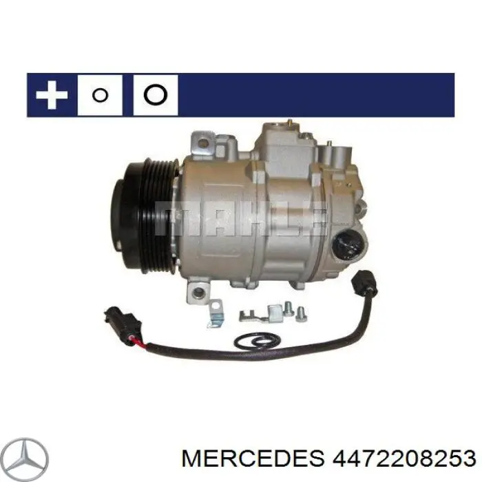 Компрессор системы кондиционирования Mercedes 4472208253 цена, от 126.69 USD