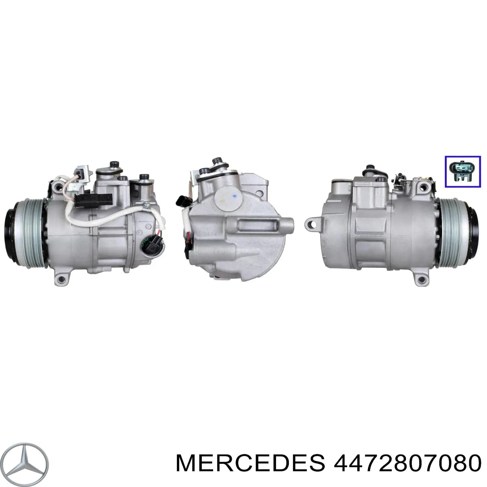 Компрессор системы кондиционирования Mercedes 4472807080 цена, от 215.38 USD