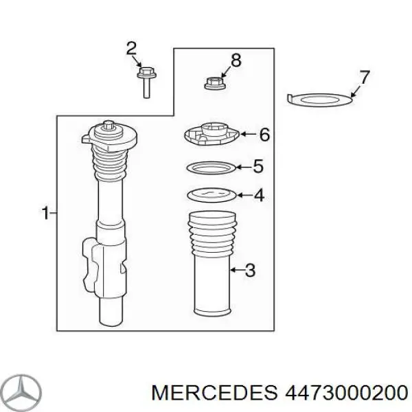 Педаль газа (акселератора) Mercedes 4473000200 цена, от 32.10 USD