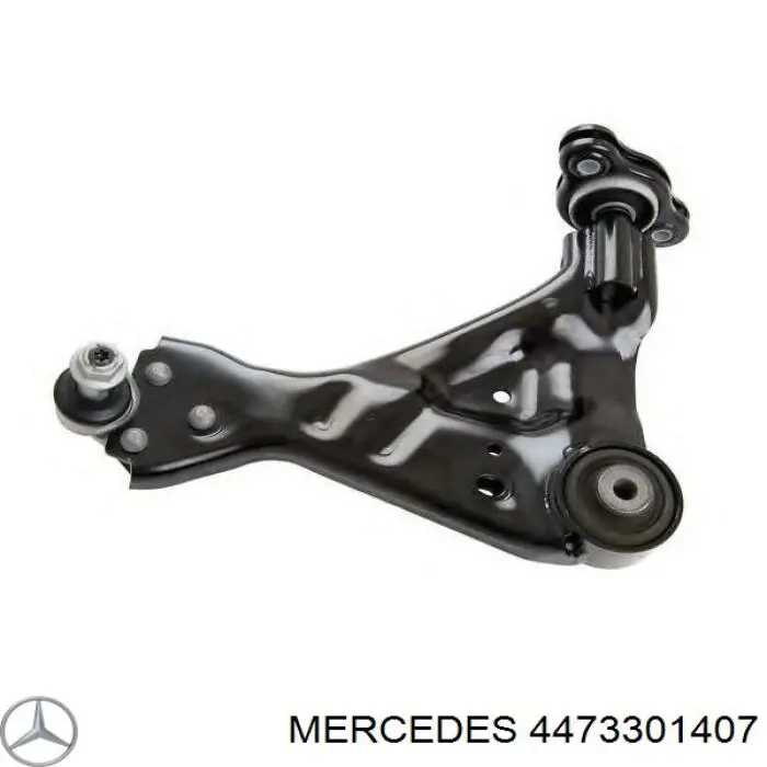 4473301407 Mercedes braço oscilante inferior esquerdo de suspensão dianteira