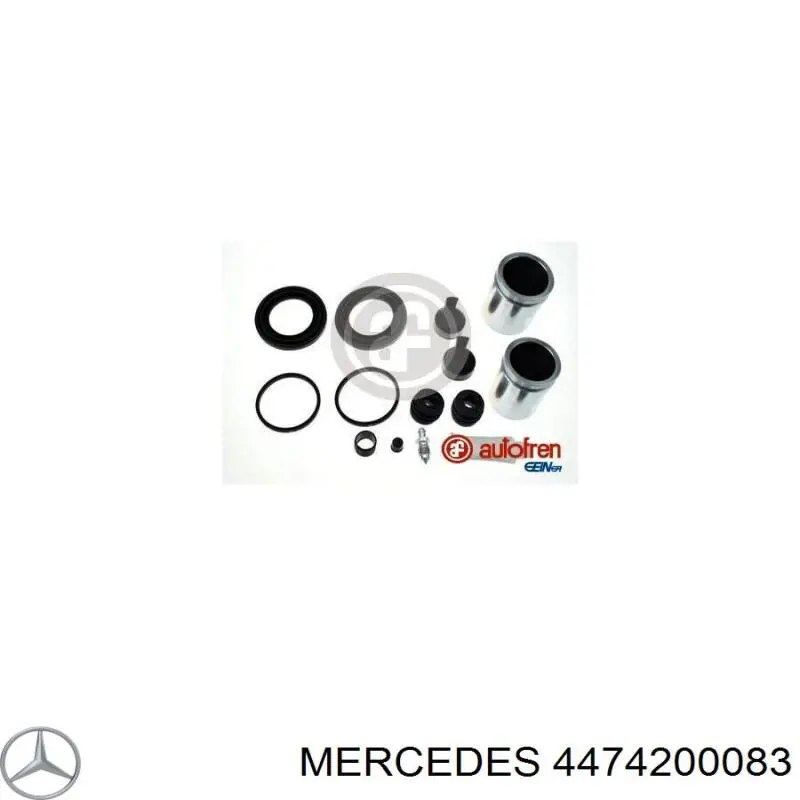 4474200083 Mercedes Суппорт тормозной, передний, левый