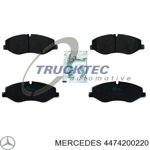 Колодки Mercedes 4474200220 цена, от 39.32 USD