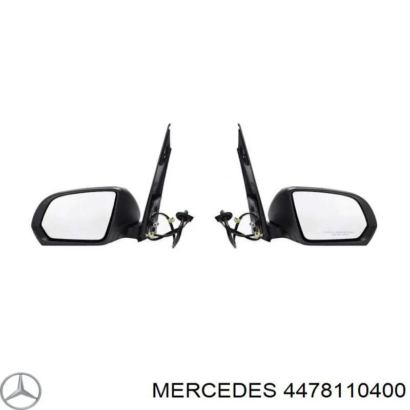 A4478110400 Mercedes корпус зеркала заднего вида левого
