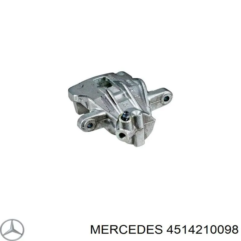 4514210098 Mercedes suporte do freio dianteiro direito
