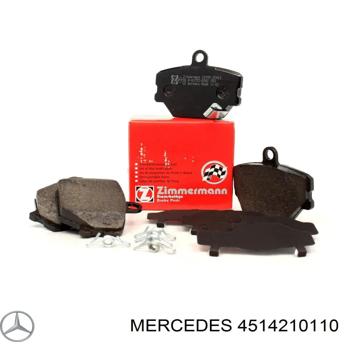 Передние тормозные колодки 4514210110 Mercedes