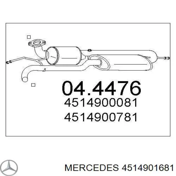 Каталитический нейтрализатор отработавших газов BM Catalysts BM91590H цена, от 313.14 USD