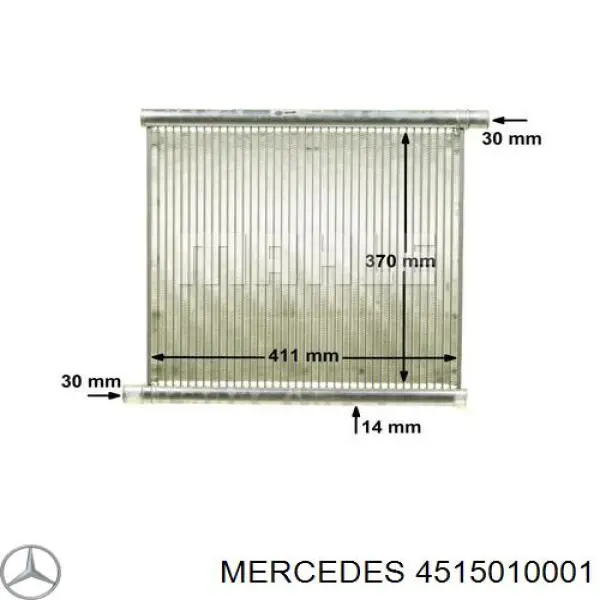 Радиатор 4515010001 Mercedes