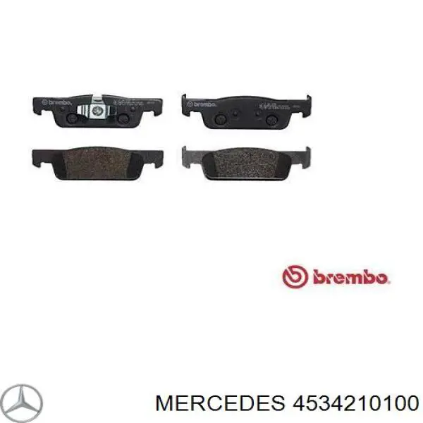 Передние тормозные колодки 4534210100 Mercedes