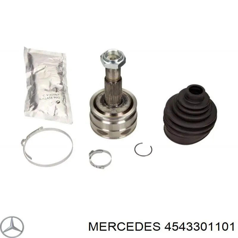 4543301101 Mercedes semieixo (acionador dianteiro esquerdo)