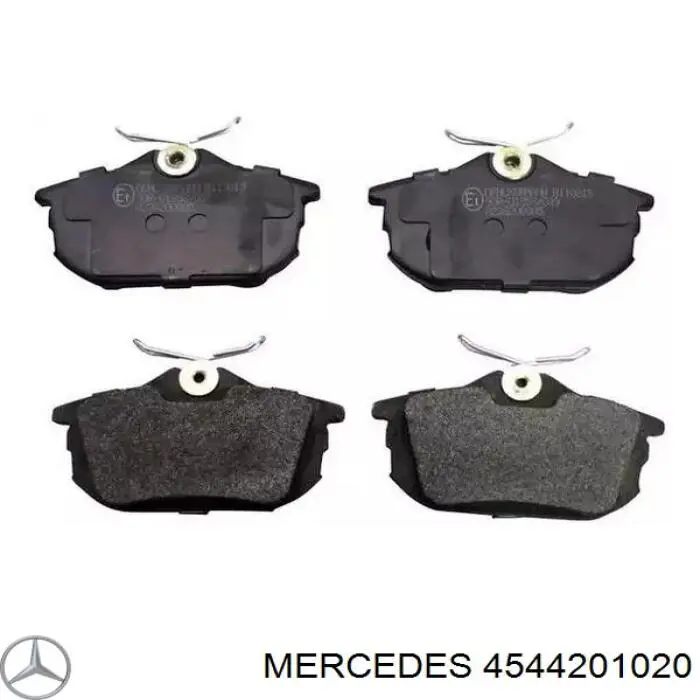 4544201020 Mercedes задние тормозные колодки