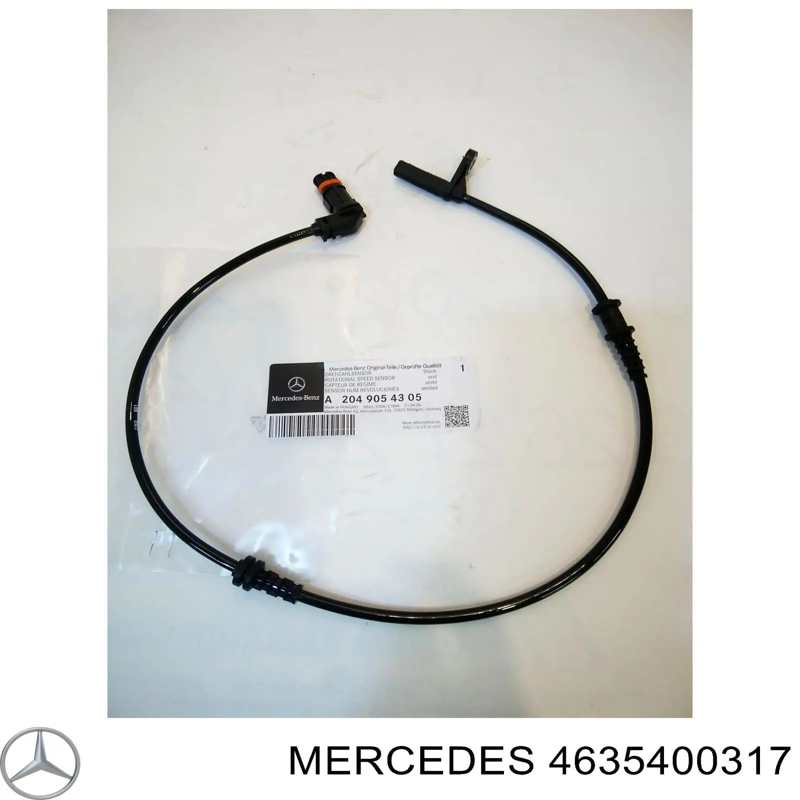 463 540 03 17 Mercedes | Датчик абс (abs) передний 463 540 03 17