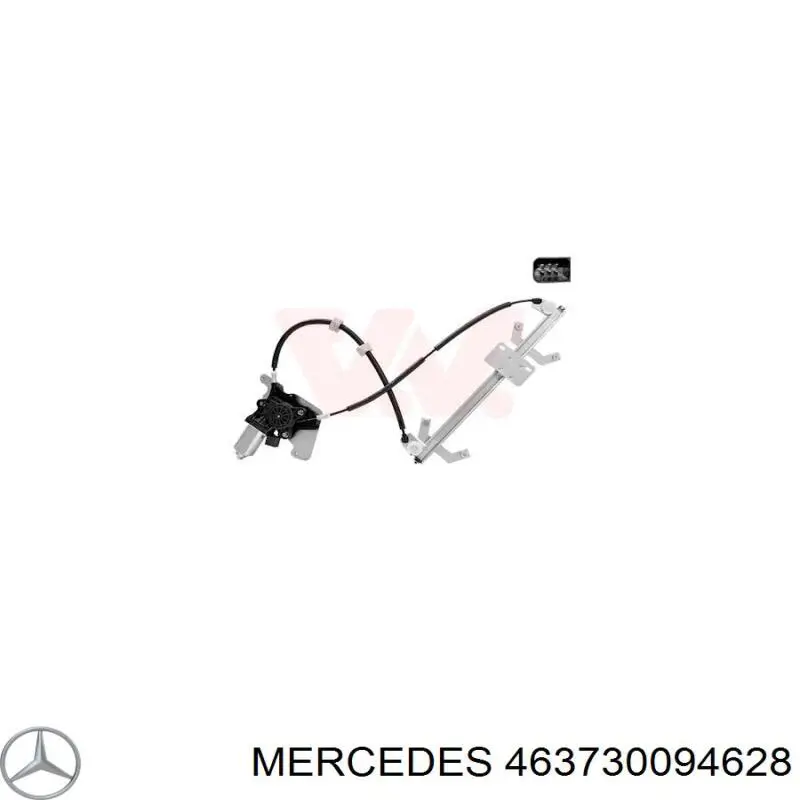 Mecanismo de acionamento de vidro da porta traseira esquerda para Mercedes G (W463)