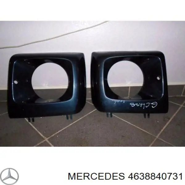 4638840731 Mercedes рамка (облицовка фары левой)