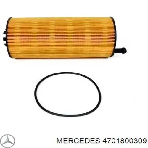 4701800309 Mercedes filtro de óleo