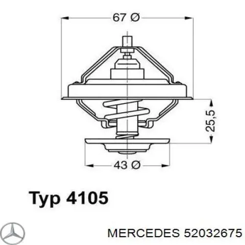 52032675 Mercedes термостат