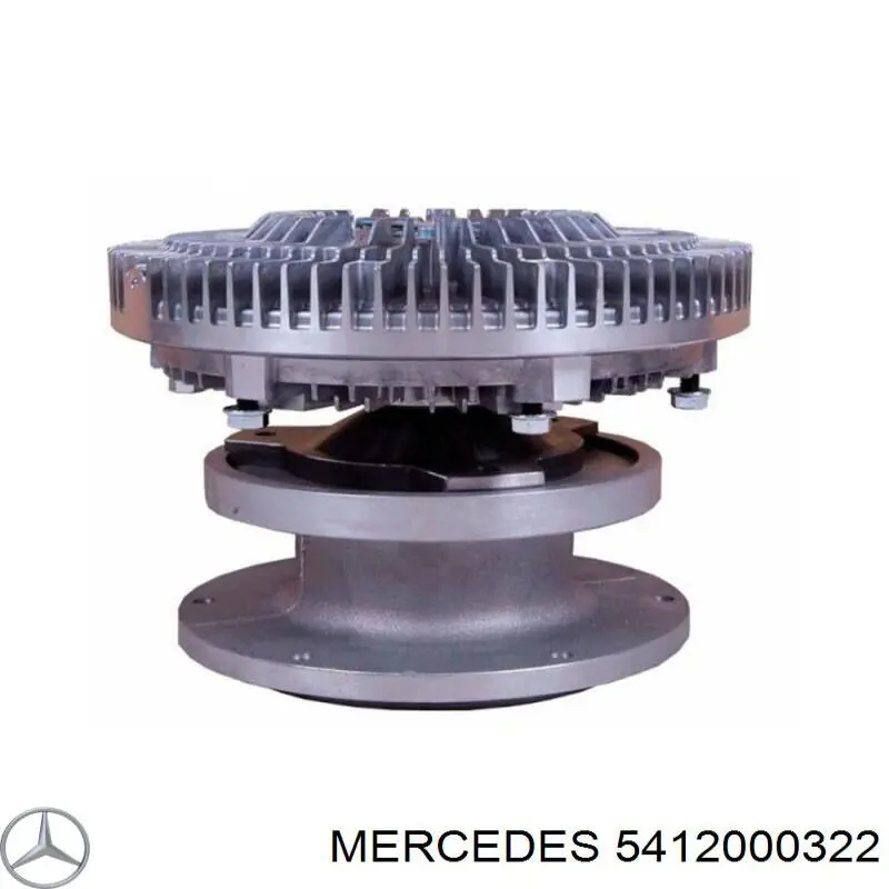 5412000322 Mercedes вискомуфта (вязкостная муфта вентилятора охлаждения)