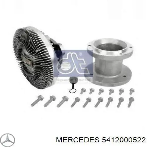 5412000522 Mercedes вискомуфта (вязкостная муфта вентилятора охлаждения)