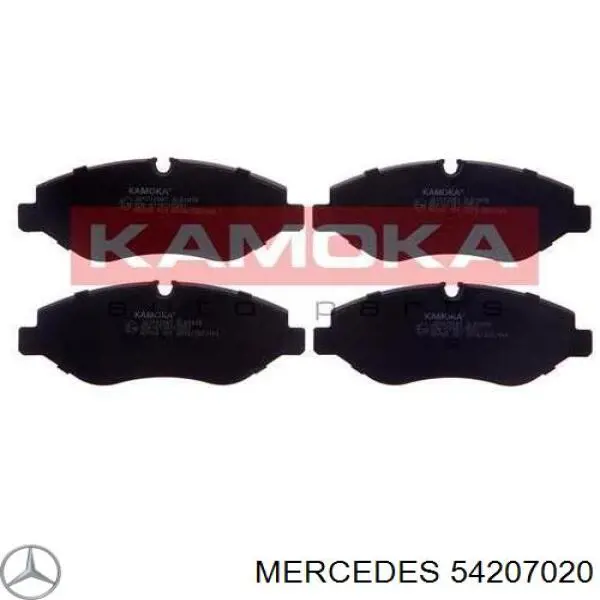 Передние тормозные колодки 54207020 Mercedes