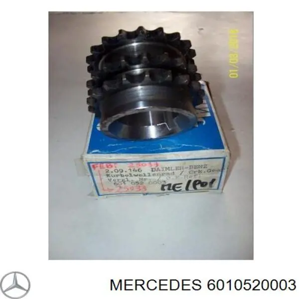 Звездочка привода коленвала 6010520003 Mercedes