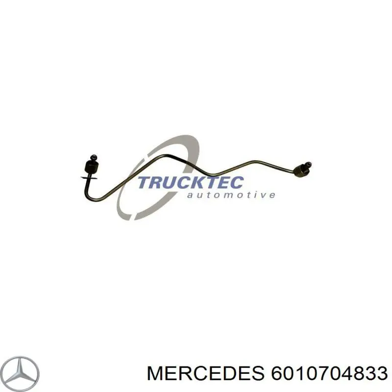 Купить 6010704833 Mercedes Трубка топливная форсунки 4-го цилиндра