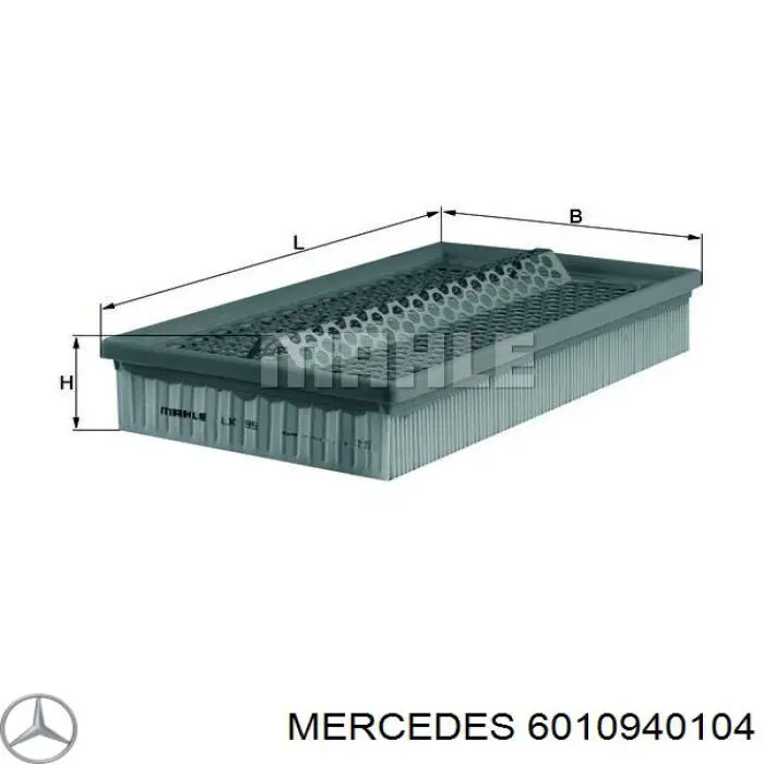Купить 6010940104 Mercedes Автомобильный фильтр воздуха