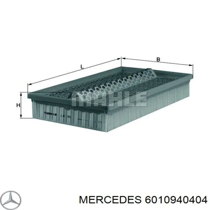 Воздушный фильтр 6010940404 Mercedes