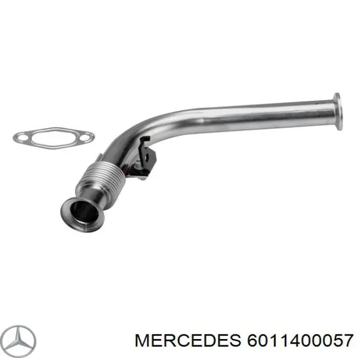 6011400057 Mercedes cano derivado do sistema de recirculação dos gases de escape egr