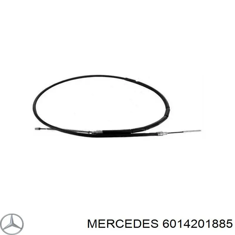 6014201885 Mercedes cabo do freio de estacionamento intermédio