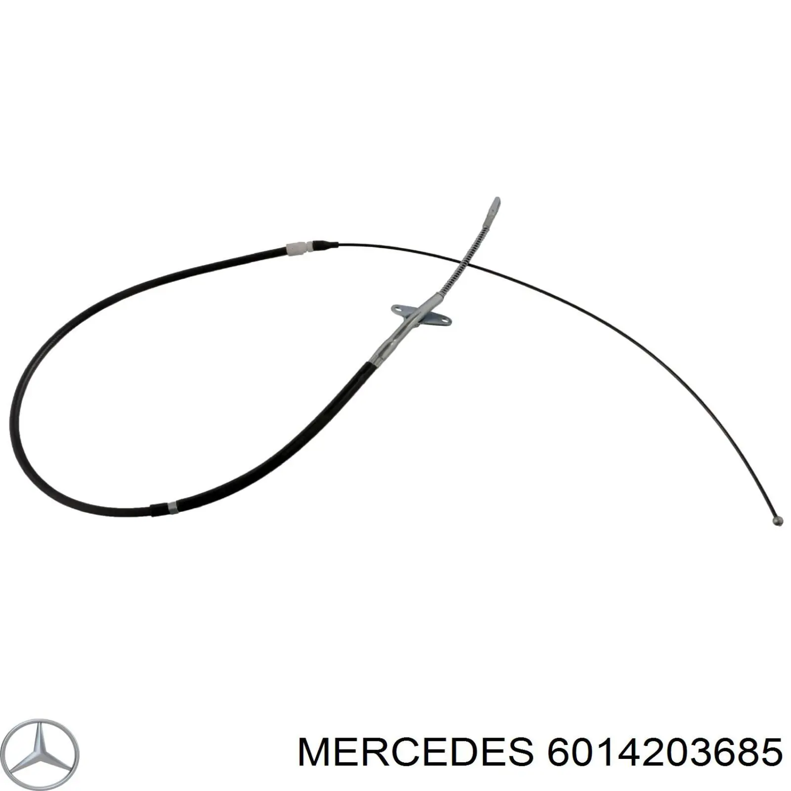 Купить 6014203685 Mercedes Трос стояночного тормоза задний левый