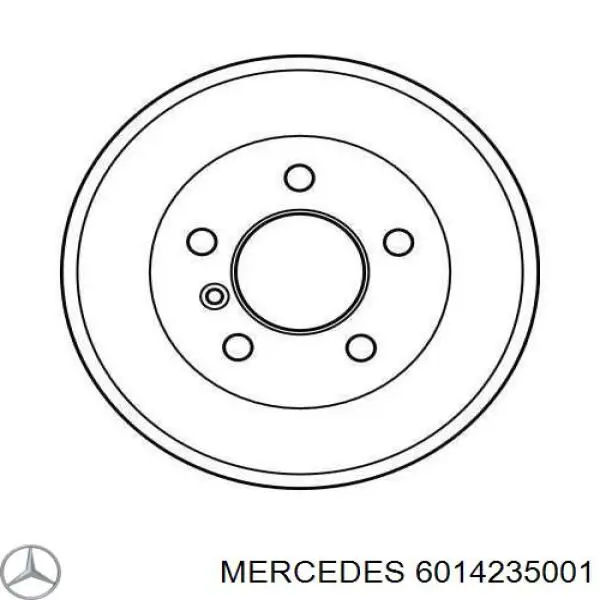 Тормозной барабан 6014235001 Mercedes