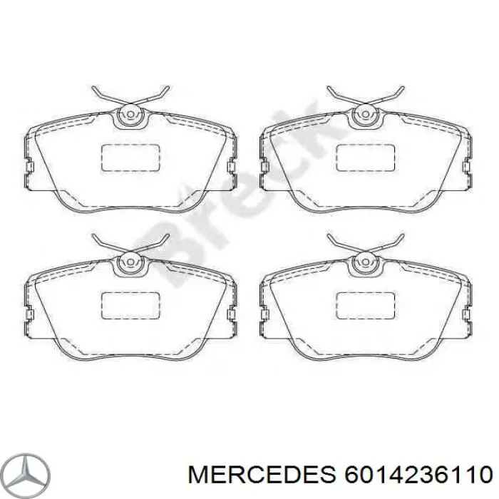 Задние барабанные колодки 6014236110 Mercedes