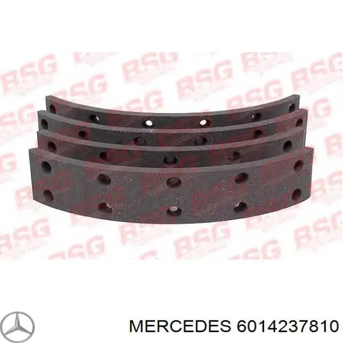 Задние барабанные колодки 6014237810 Mercedes