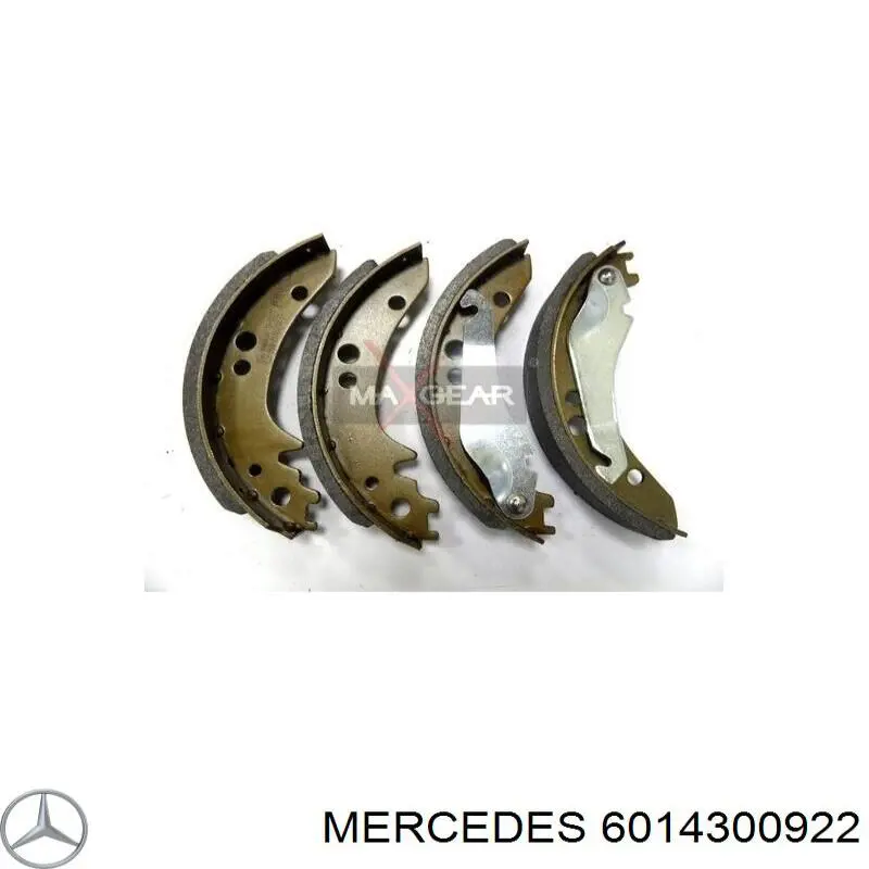 Задние барабанные колодки 6014300922 Mercedes