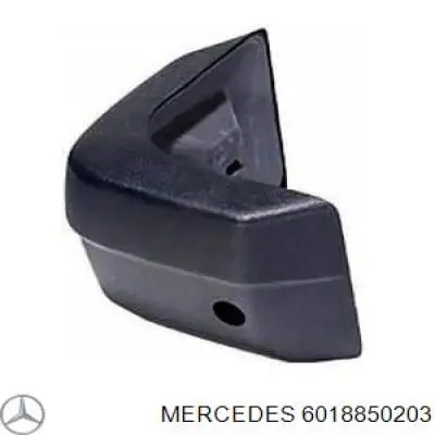 6018850203 Mercedes бампер задний, левая часть