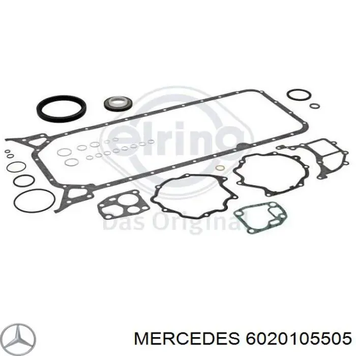 Комплект прокладок двигателя нижний Mercedes A6020105505