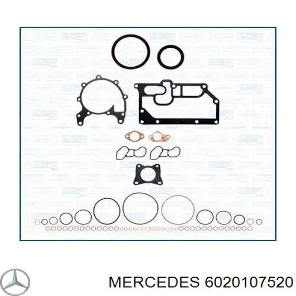 Верхний комплект прокладок двигателя Mercedes 6020107520 цена, от 51.49 USD
