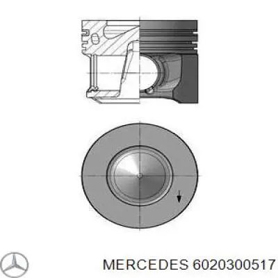 1022552000 Chrysler Поршень в комплекте на 1 цилиндр, STD