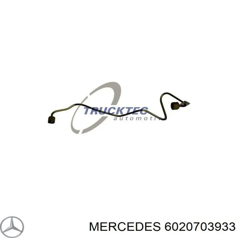 6020703933 Mercedes трубка топливная форсунки 3-го цилиндра