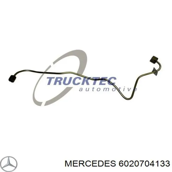 Трубка топливная форсунки 5-го цилиндра Mercedes 6020704133