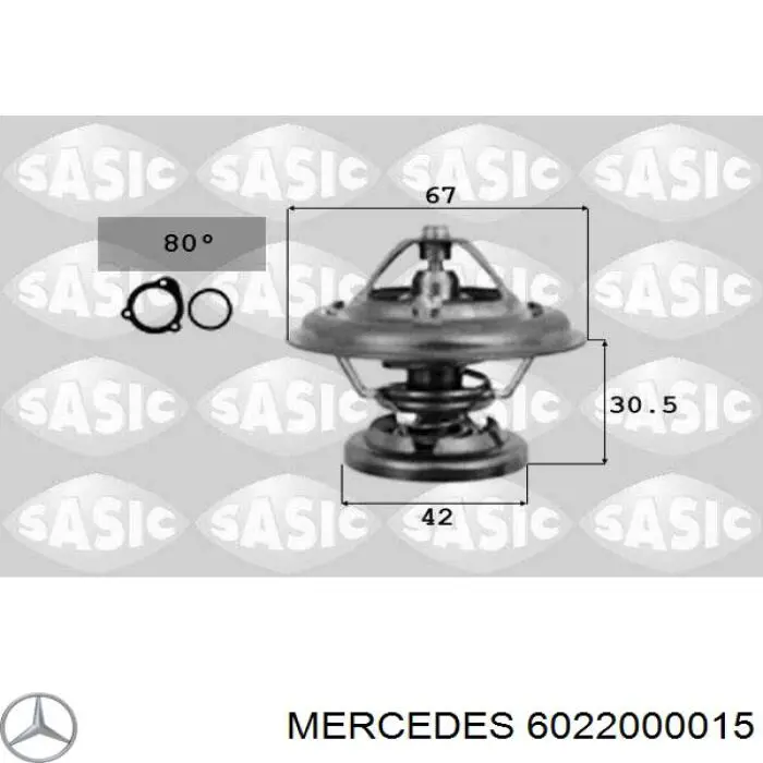 6022000015 Mercedes термостат