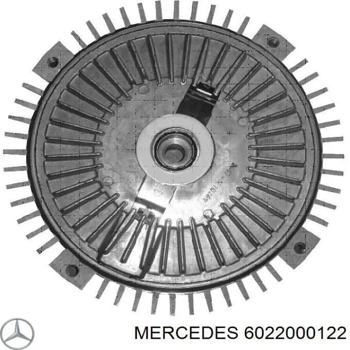 Вискомуфта вентилятора 6022000122 Mercedes