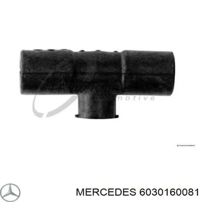 6030160081 Mercedes патрубок вентиляции картера (маслоотделителя)